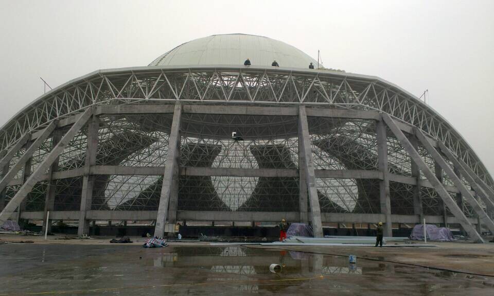 淮安温泉馆网架工程